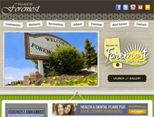 Tablet Screenshot of foremostalberta.com